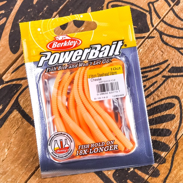 BERKLEY POWERBAIT Steelhead Worm Floating Paddle Tail Trout Bait 3