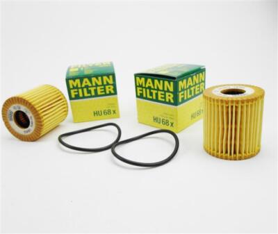 2 x Oil Filter MANN for Smart Convertible City Coupe Fortwo Crossblade 0.6L 0.7L 0.8L