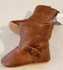 NEW Old Navy Baby 3-6 6-12 12-18 18-24 MONTHS Tall Crib Shoe Boots BROWN #31822