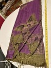 Purple SILK PASHMINA SCARF 28x68” — photo 4