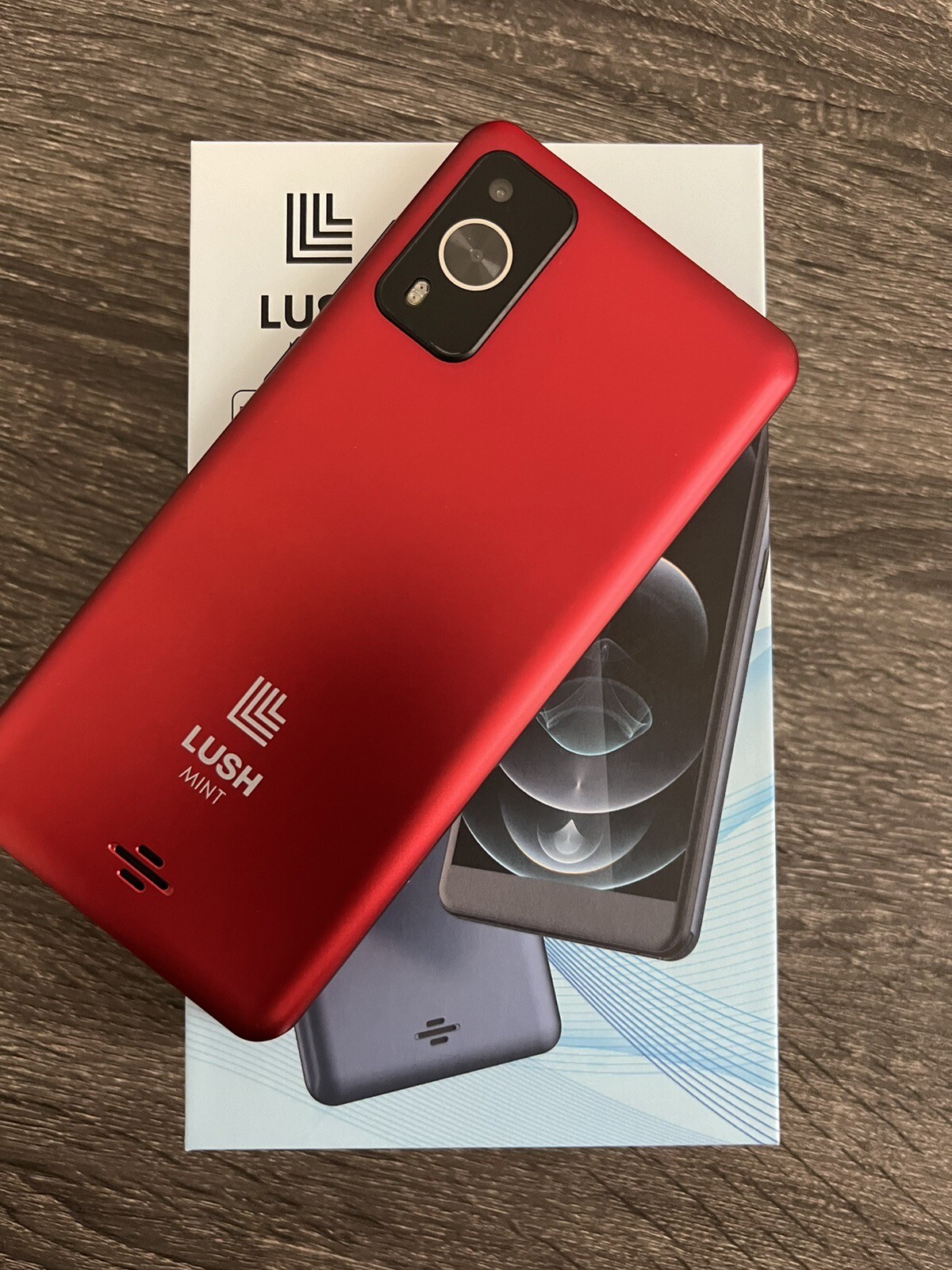 LUSH Mint Cell Phone LM5734G 16GB Red GSM (Duel SIM) eBay