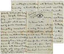 1895 LETTER ROYAL ARTILLERY ACADEMY WOOLWICH H.KELLY MENTIONS R.A THEATRE etc