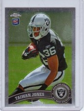 2011 Topps Chrome #61 Taiwan Jones RC - Oakland Raiders
