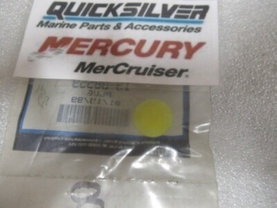 F6B Genuine Mercury Quicksilver 19-88559 Plug OEM New Factory Boat Parts