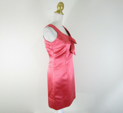 Max & Cleo Dresses | Nwt Max and Cleo Pink Satin Finish Sheath Dress | Color: Pink | Size: 6 | Danabeth555'S Closet