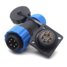 SD20 IP67 6Pin Aviation Connector Plug Socket,Bulkhead Electrical Wire Connector