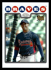 2008 Topps Chrome Gregor Blanco Rookie Refractor #203 - Atlanta Braves