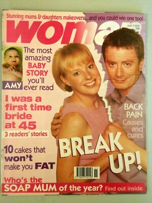 WOMAN magazine 11/03/2002 SALLY WHITTAKER SEAN WILSON Bruce Willis Coronation St