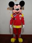 DISFRAZ (mascot botargas costume) HERMOSO MICKEY RACER 2 DELUXE, TRAJE ADULTO