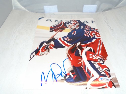 Mike Richter Signed New York Rangers 8x10 Photo Autographed Beckett BAS COA 1A - Picture 2 of 4