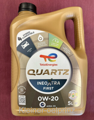 5 ltr. Total Energies QUARTZ Ineo First 0W-20 Opel / Peugeot / Citroen B71 2010