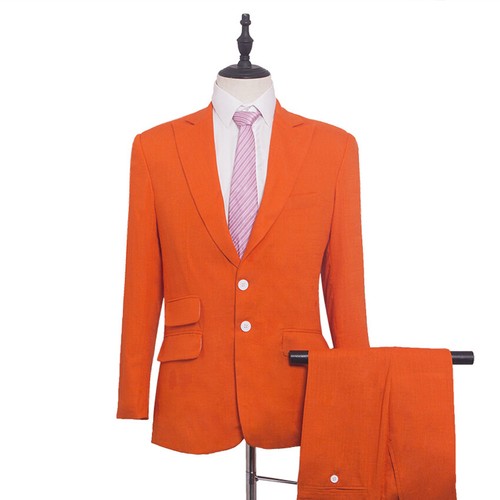Linen Man Suit Trendy Colours Jacket for Beach Suits Summer Suit Tailor Suits - 第 1/18 張圖片