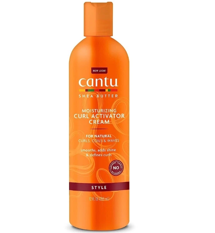 Crema activadora de rizos hidratante CANTU 355 ml con manteca de karité para cabello natural Foto 2 de 4