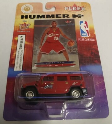 2003-2004 Fleer Collectibles diecast Hummer H2 w/Lebron James