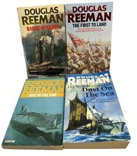 Douglas Reeman 4 Book Bundle Military War Naval Maritime Fiction Stories