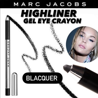 Marc Jacobs Highliner Gel Eye Crayon Intense Eyeliner BLACQUER 42 Black  FullSize