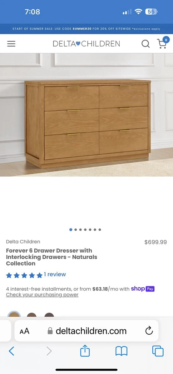 dresser between $1 and $20 sale Amish Rockport Dresser main image 1