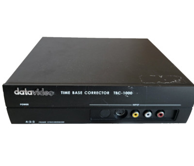 Datavideo TBC-1000 NTSC/PAL Single Channel Time Base Corrector - UNTESTED