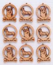 Pembroke Welsh Corgi Mini Ornaments Box of 9