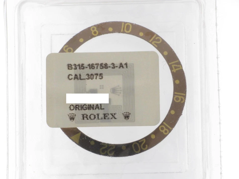ROLEX BEZEL GMT MASTER EYE OF TIGER BROWN BEZEL REF. 16758 NEW GENUINE - Image 1 of 1