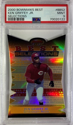 2000 Bowman's Best #BBS2 Ken Griffey Jr. SELECTIONS Die-Cut Mint PSA 9