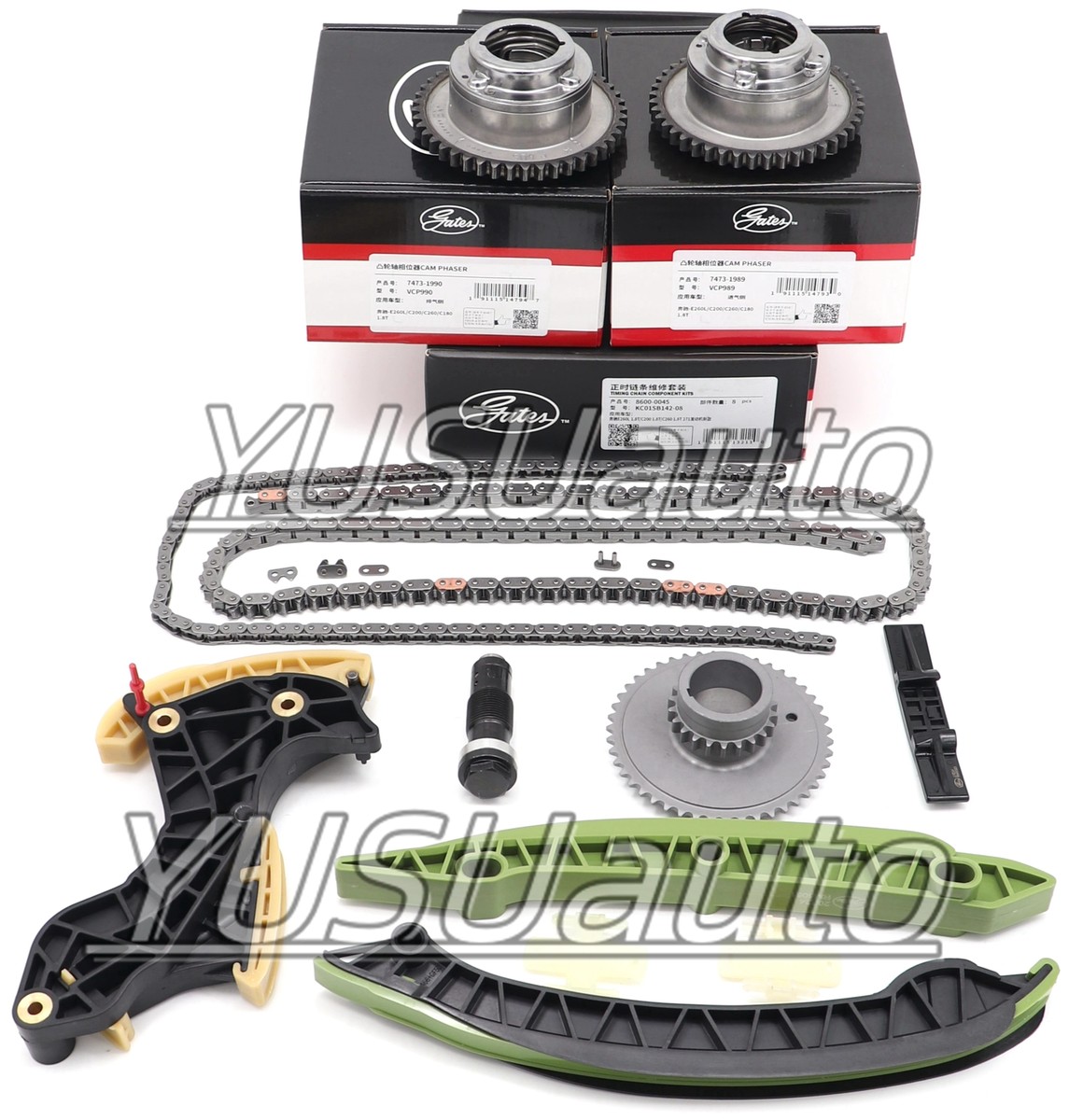 ところとん Timing Chain Kit 2710501400 For 2012 2013 2014 Mercedes-Benz