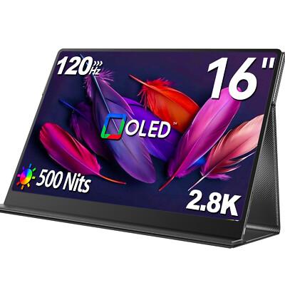 UColor O2 16:10 Monitore 16'' OLED Portable Monitor 3K Display Zweiter Bildschirm