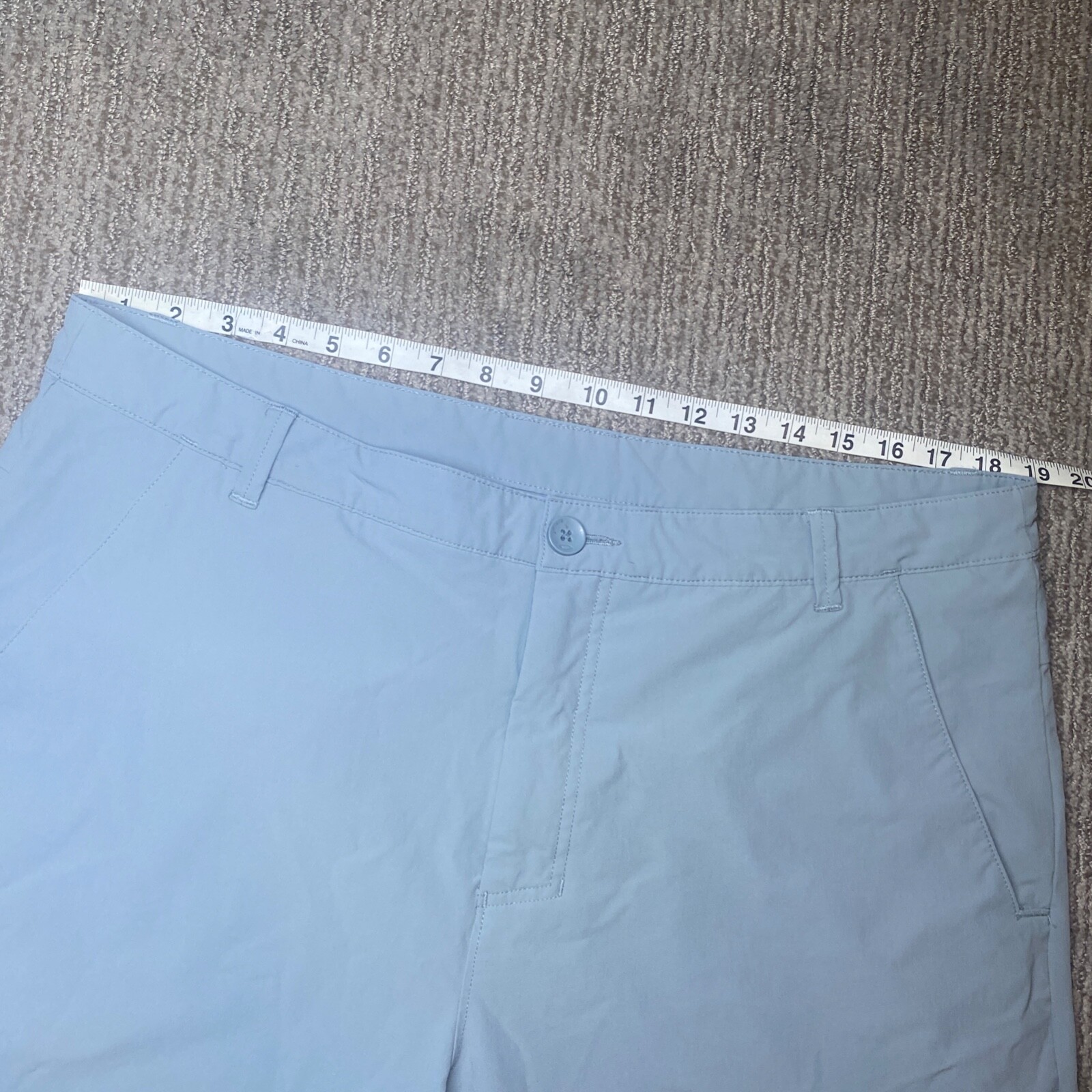 Oakley Mens 38 Chino Shorts Regular Fit Flat Front Gr… Gem