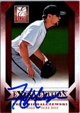 Trey Michalczewski signed baseball card (Birmingham) 2013 Panini Elite Extra #97