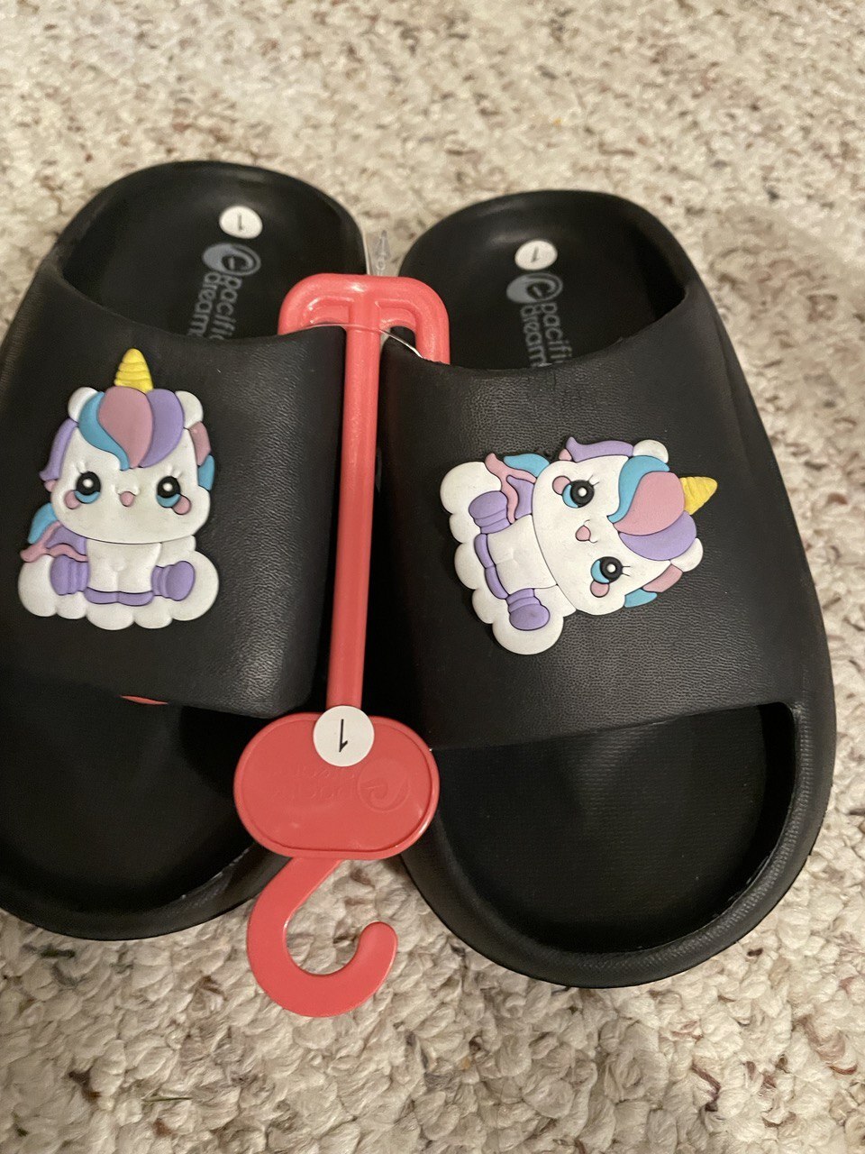 APL Scarpe sandalo ragazza acqua nero slide pacific dreams soletta comfort unicorno 13