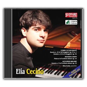 Elia Cecino CD - Beethoven Chopin Skrjabin - Suonare Records SNR 275
