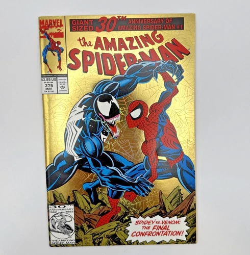 Amazing Spider-Man #375 1993 | Gold Foil Cvr Direct Edition 1st printing | NM🔑