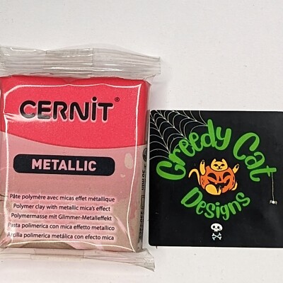 Cernit Metallic Red 400 56g