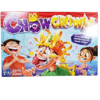 chow crown game kids electronic spinning crown snacks food kids & family game