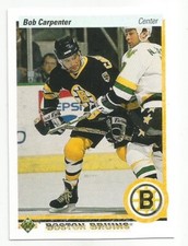 BOB BOBBY CARPENTER 1990-91 UPPER DECK CARD NEAR MINT CONDITION