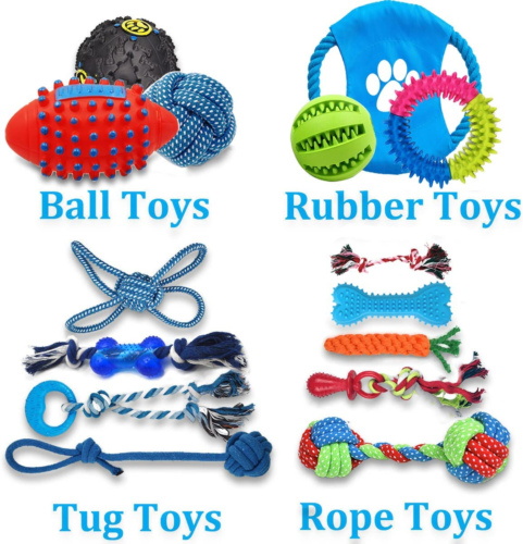 Durable Puppy Teething Chew Toys - 15 Pack Bundle for Safe and Interactive Play - Picture 1 of 13