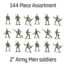 2" Army Men Soldiers - 144 Piece Assortment