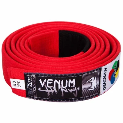 SALE!! Venum Karate Gürtel WKF - Budogürtel rot + blau + schwarz - Bild 1 von 3