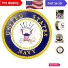 Nautical Charm: U.S. Navy Stepping Stone - Indoor/Outdoor Decorative Wall Plaque