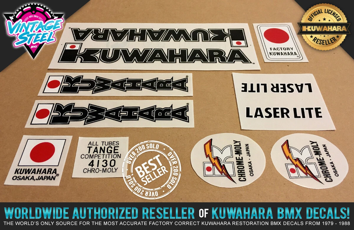 Vintage 2025 bmx stickers