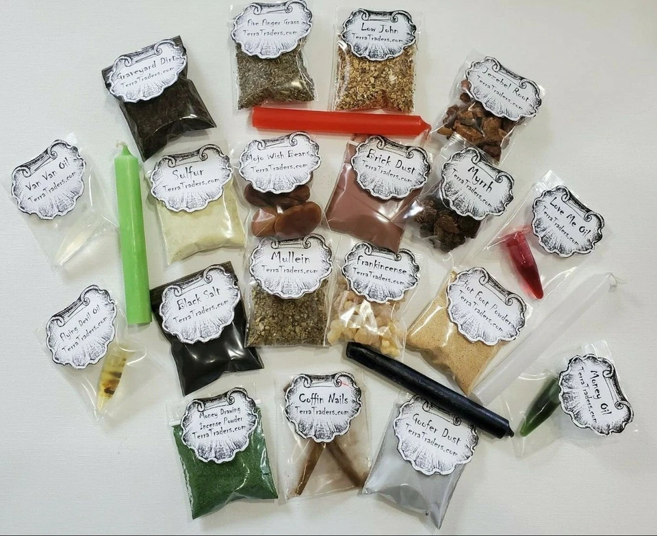 Hoodoo Deluxe Rootwork Kit Herbs Conjure Witchcraft Wicca Magick - Image 4 of 4
