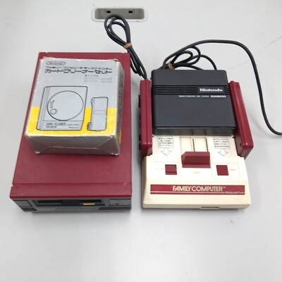Nintendo Famicom Disk System console, Famicom, Ram Adapter ,Cleaner for parts