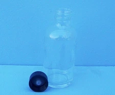 BOSTON ROUND FLINT SOLUTION BOTTLE 60 mL w/ CAP