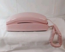 AT T TRIMLINE 210 Corded Home Phone, No AC Power Required, Improved Pink