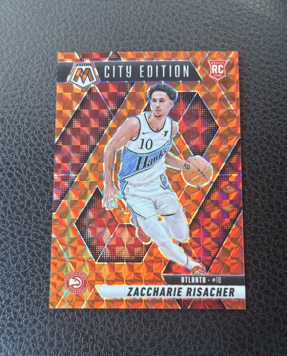 ZACCHARIE RISACHER 2024-25 MOSAIC CITY EDITION ROOKIE ORANGE RC /249