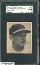 1940 Cincinnati Reds Team Issue William Boyd McKechnie SGC 80 EX-NM 6