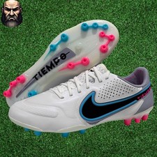 Nike Tiempo Legend 9 Elite AG White Soccer Cleats FD0270-146 Men's Size 7