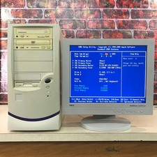 Classic Custom Beige ATX Retro Gaming PC 512MB RAM No HDD for Custom Build