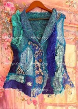 Hand Felted Wool Vest