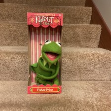 RARE Vintage 1976 Fisher Price Kermit the Frog Model 850 "Muppet Show" NRFB New